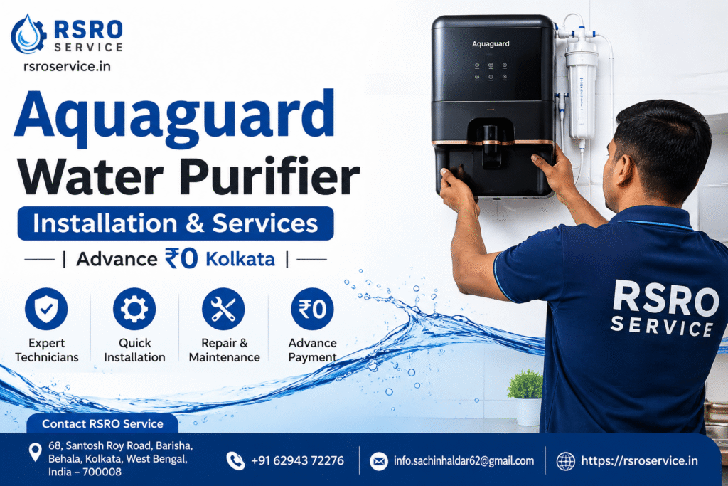 Aquaguard Water Purifier Installation & Services in Kolkata